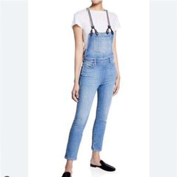 NWT Frame  Denim Overalls Pants Jeans - Picture 1 of 12